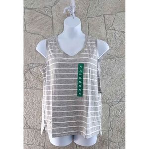 XL, Nautica Ladies' Sleeveless Top, Heather Gray